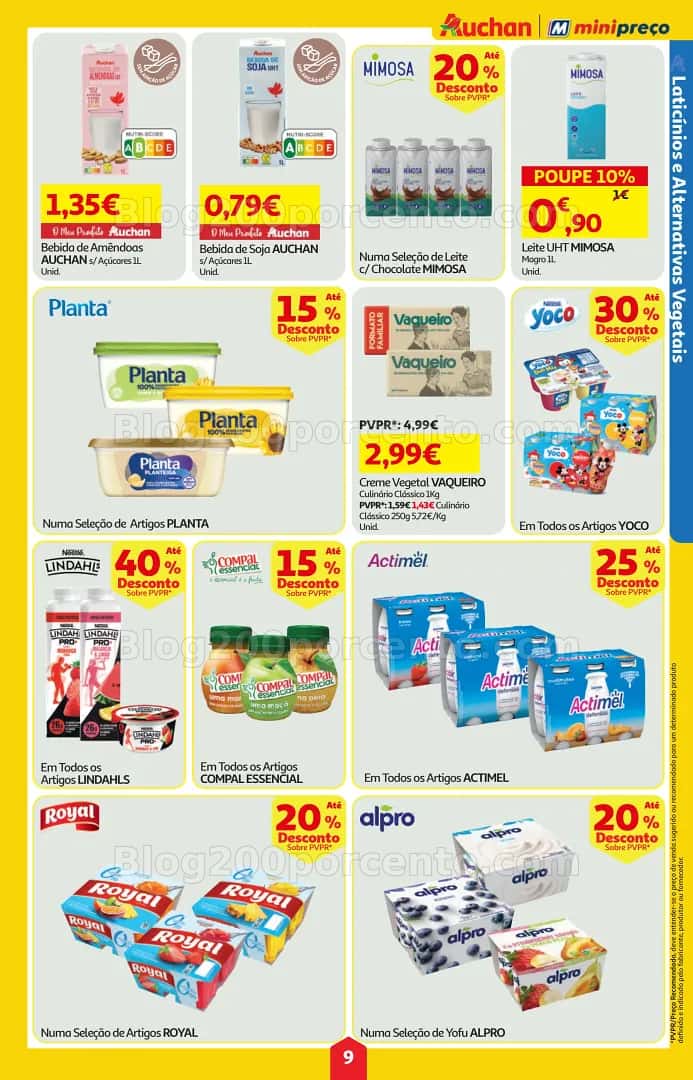 Antevisão Folheto MINIPREÇO - AUCHAN Promoções de 23 a 29 abril